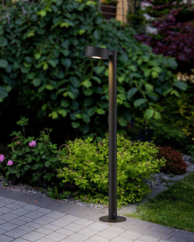 Eglo 98739 "PALOSCO" 82 Cm Yüksekliğinde Galvanizli Çelik Dış Mekan Bahçe Aydınlatması Direk Ip44