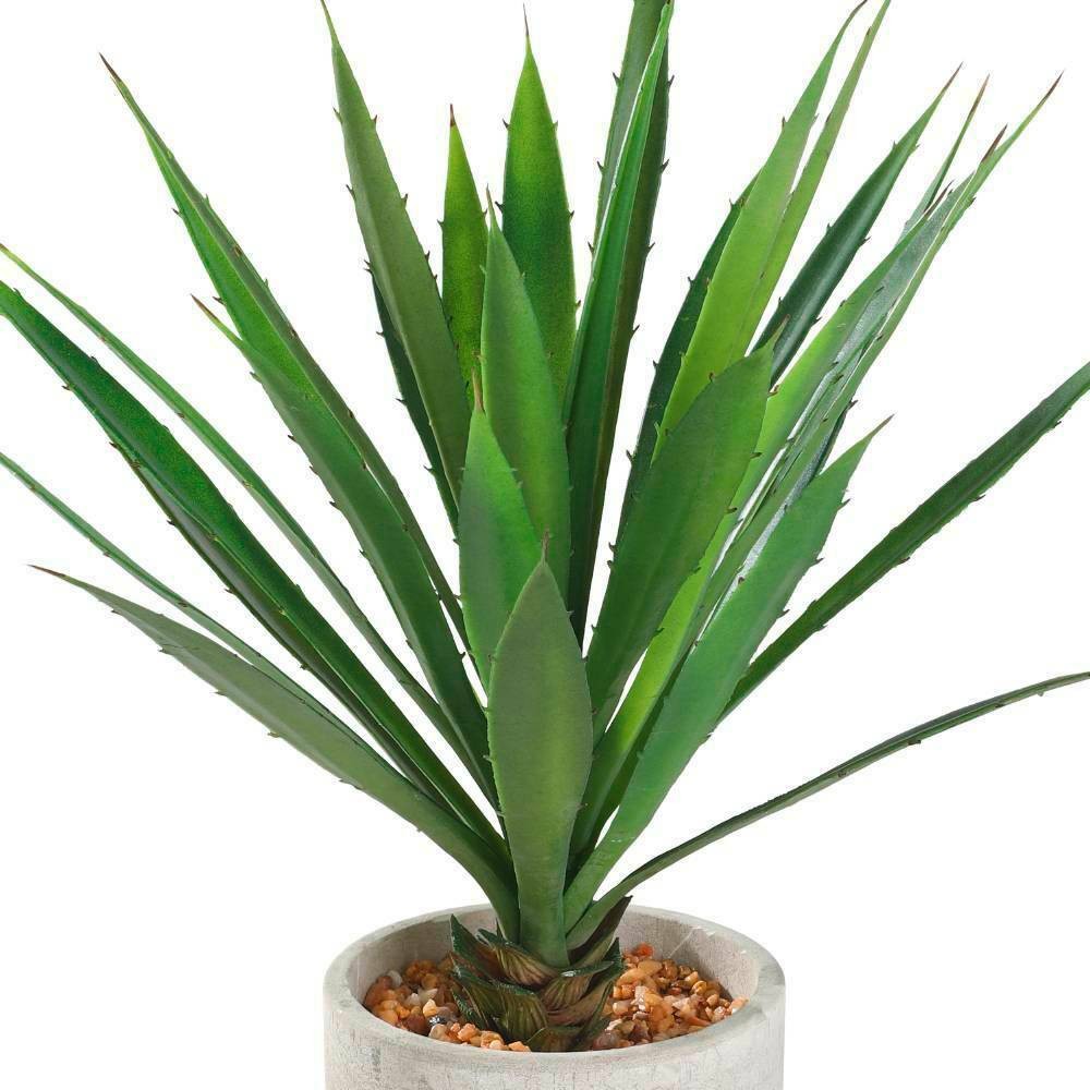Eglo 428016 "TOBETSU" 39 Cm Yüksekliğinde Plastik Kahveengi, Yeşil Saksıda Yapay Çiçek
