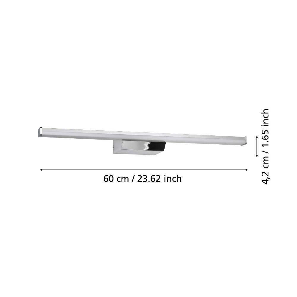 Eglo 901288 "REGELLO-Z" Plastik, Alüminyum Krom, Gümüş Ayna Ve Tablo Üzeri Aydınlatması Ip44 RGB