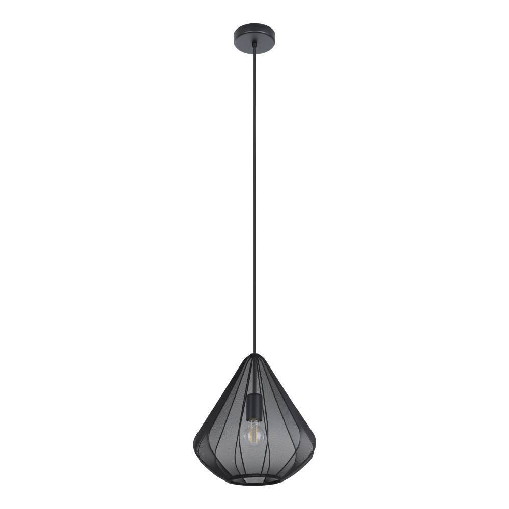 Eglo 43994 "DOLWEN" 33,5 Cm Çapında Çelik Siyah Sarkıt Avize