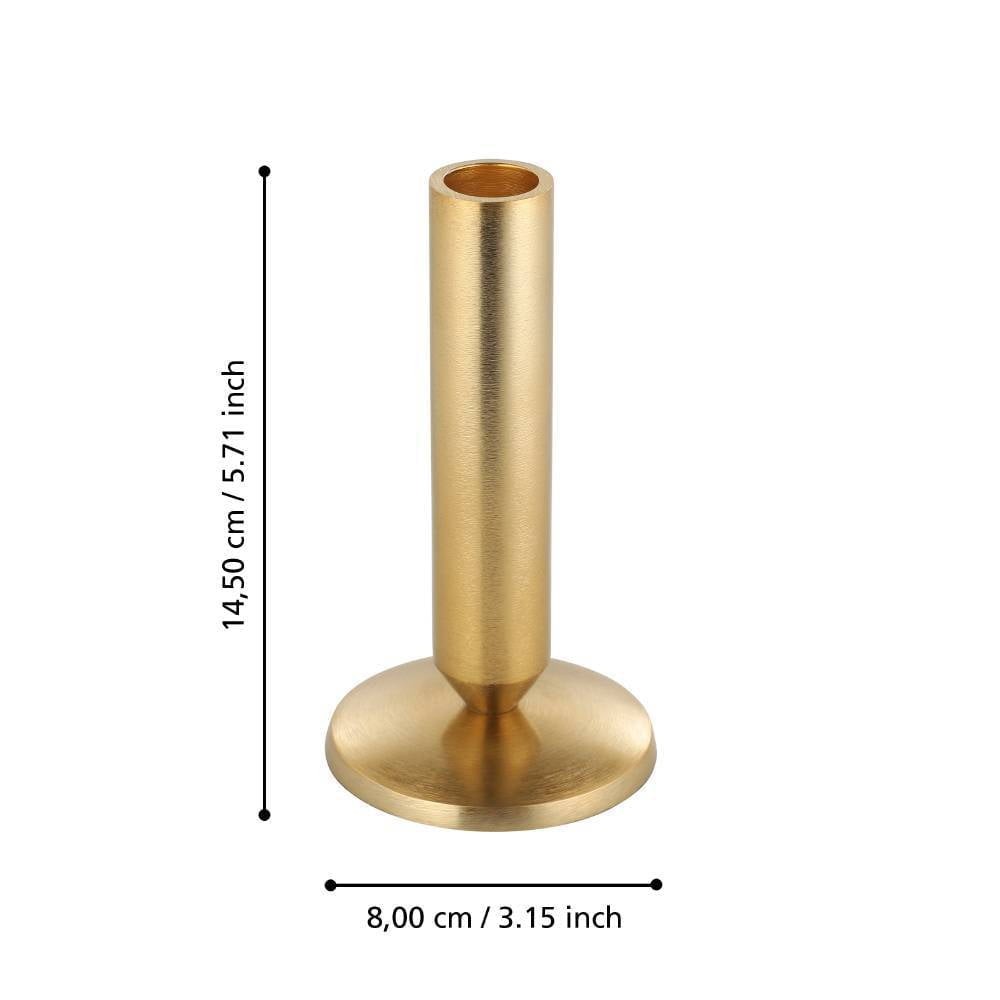 Eglo 422002 "JELLICOE" 14,5 Cm Yüksekliğinde Alüminyum Dekoratif Şamdan