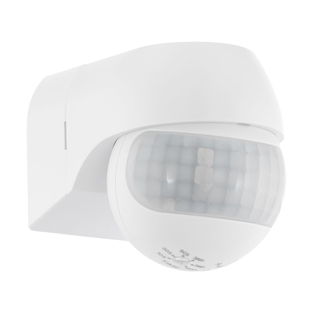 Eglo 96452 "DETECT ME 1" 180° 12M 10Sn-15Dk Plastik Beyaz Hareket Sensörü Ip44