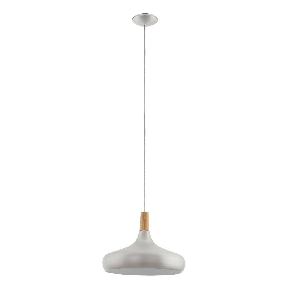 Eglo 901182 "SABINAR" 40 Cm Çapında Çelik Fırçalanmış Gümüş Sarkıt Avize