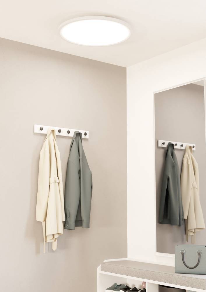 Eglo 900759 "SARSINA-Z" 60 Cm Çapında Alüminyum, Çelik Beyaz Led Panel