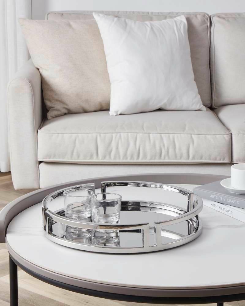 Eglo 427019 "SAVANT" 38 Cm Çapında Dekoratif Çelik Sunum Tepsisi