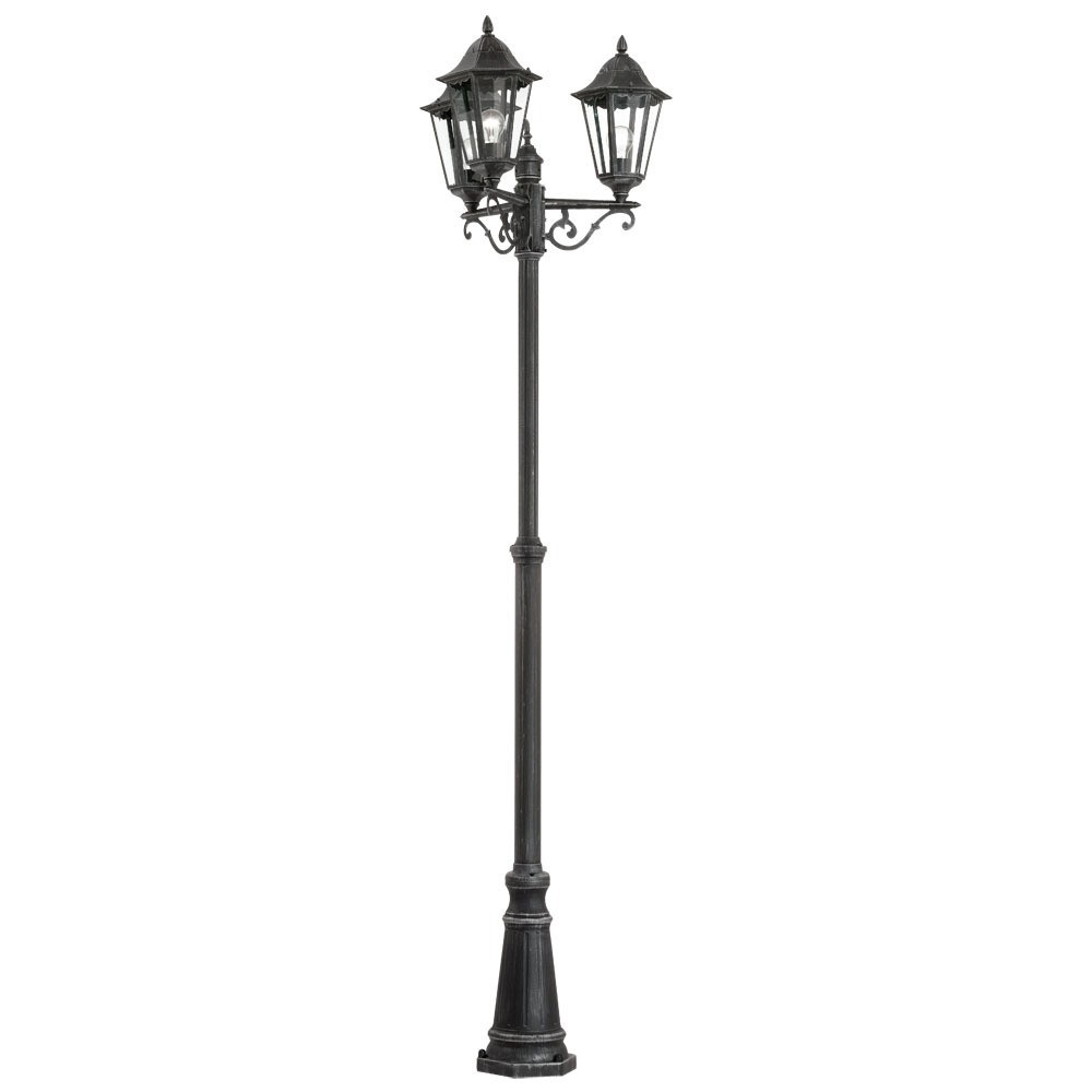 Eglo 93465 "NAVEDO" 220 Cm Yüksekliğinde Alüminyum Döküm Dış Mekan Bahçe Aydınlatması Direk Ip44