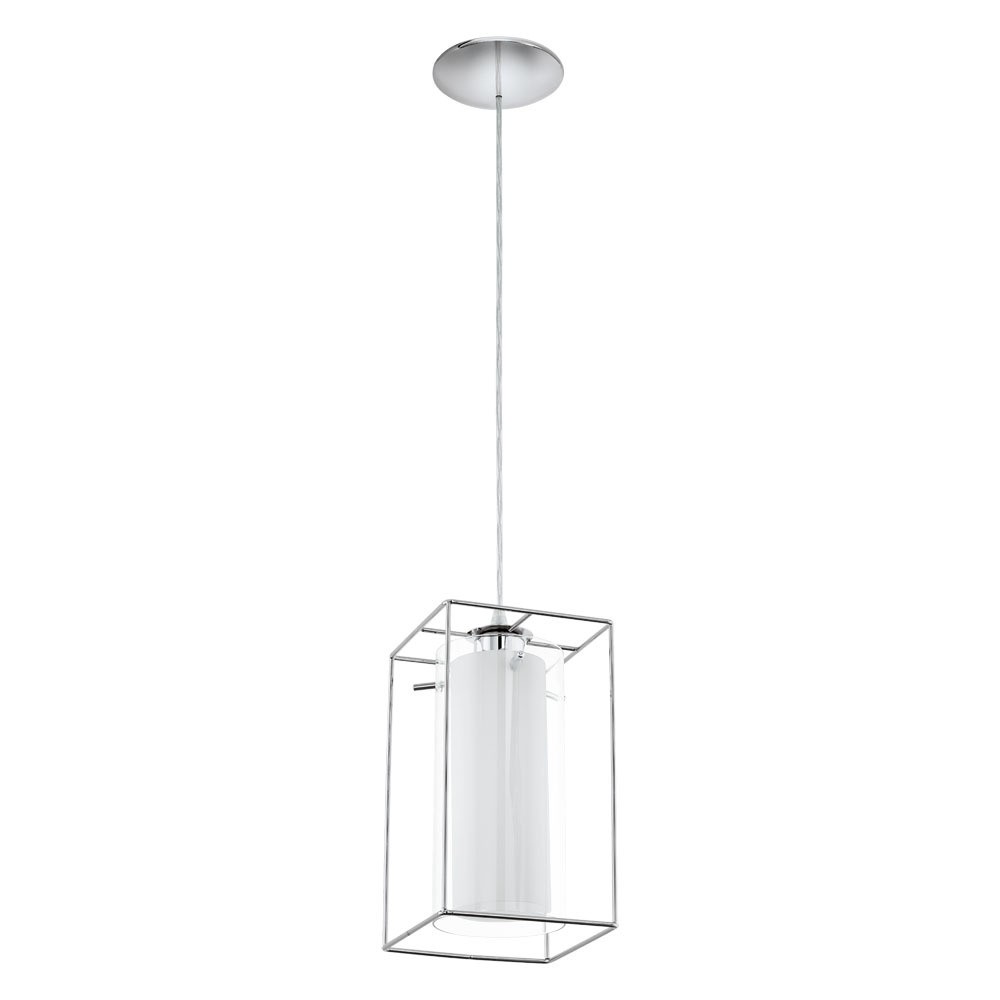 Eglo 94377 "LONCINO 1" 110 Cm Yüksekliğinde Çelik Krom Sarkıt Avize