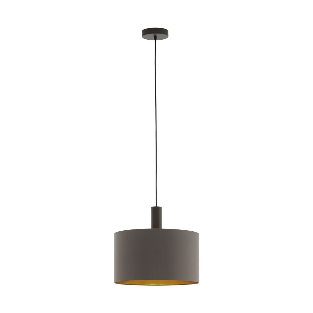 Eglo 97682 "CONCESSA 1" 38 Cm Çapında Çelik Koyu Kahverengi Sarkıt Avize