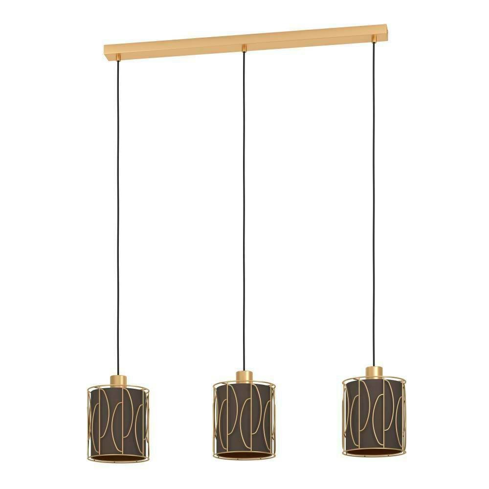 Eglo 390207 "COROJAL" 150 Cm Yüksekliğinde Çelik Gold Sarkıt Avize