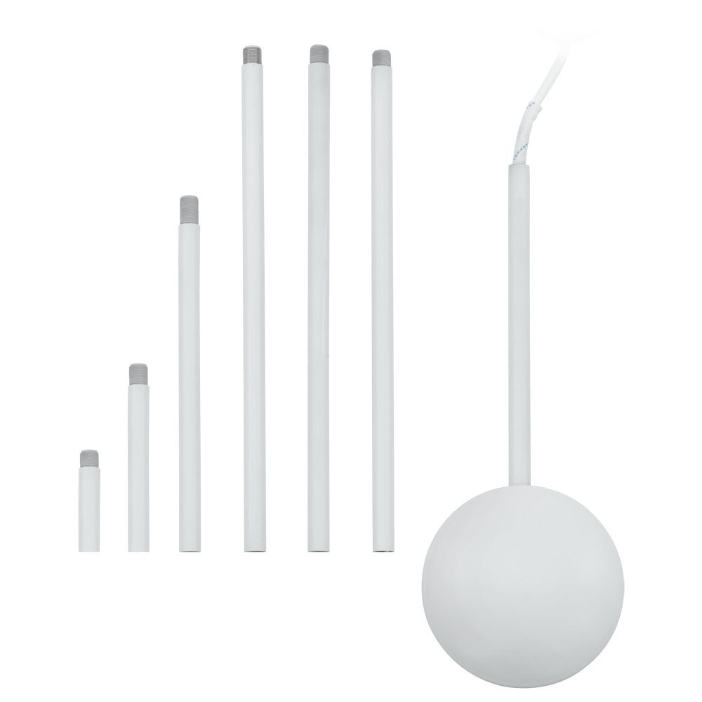 Eglo 92288 "EXTENTION" 157 Cm Uzunluğunda Beyaz Çelik Montaj Uzatma Aparatı