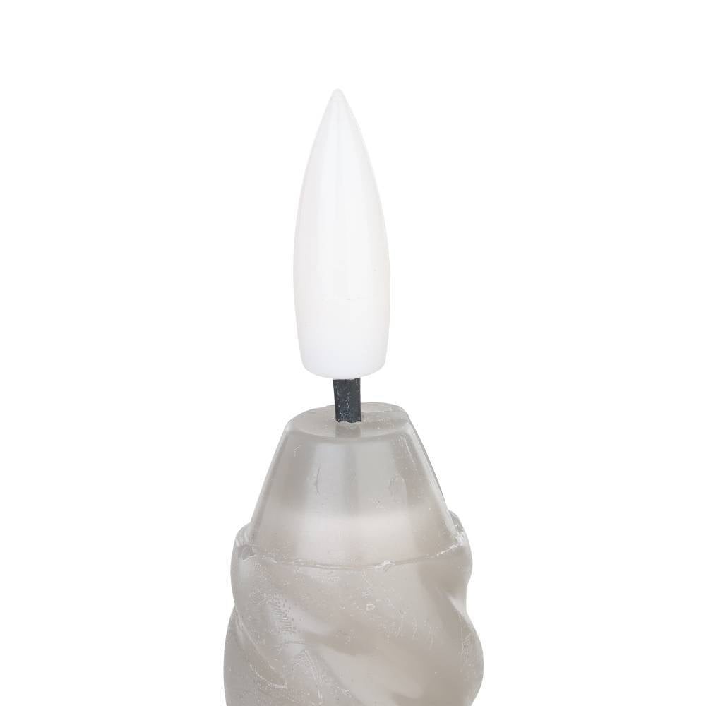 Eglo 422228 "ANDRAFIABE" 25 Cm Yüksekliğinde Led Balmumu Plastik Gri 2'Li Set