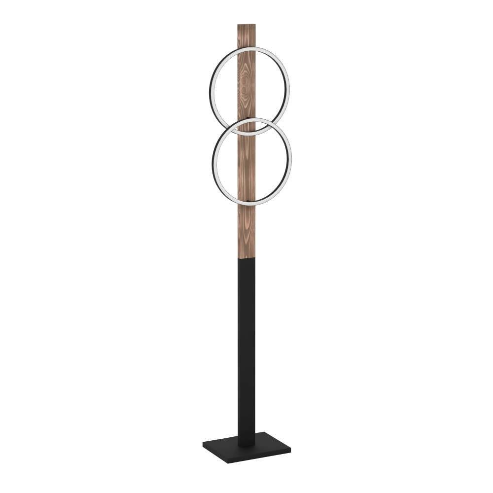 Eglo 900892 "BOYAL" 150 Cm Yüksekliğinde Çelik, Ahşap Köşe Lambası Lambader