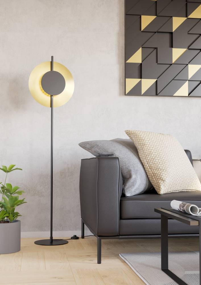 Eglo 900991 "TOCINA" 150 Cm Yüksekliğinde Çelik Köşe Lambası Lambader