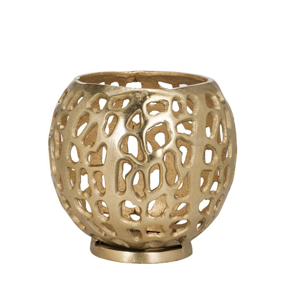 Eglo 422346 "KIMITSU" 14 Cm Yüksekliğinde Gold Dekoratif Mumluk