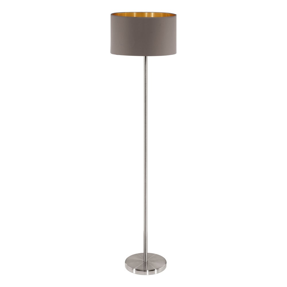 Eglo 95172 "MASERLO" 151 Cm Yüksekliğinde Çelik Köşe Lambası Lambader