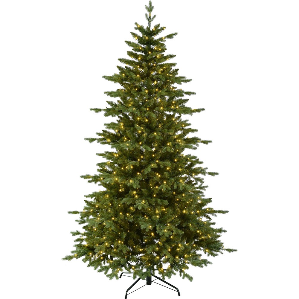 Eglo 608-66 "LARVIK 600" Dekoratif Yılbaşı Işıklı Çam Ağacı 210Cm Yüksekliğinde 136Cm Çapında 2088 Dal