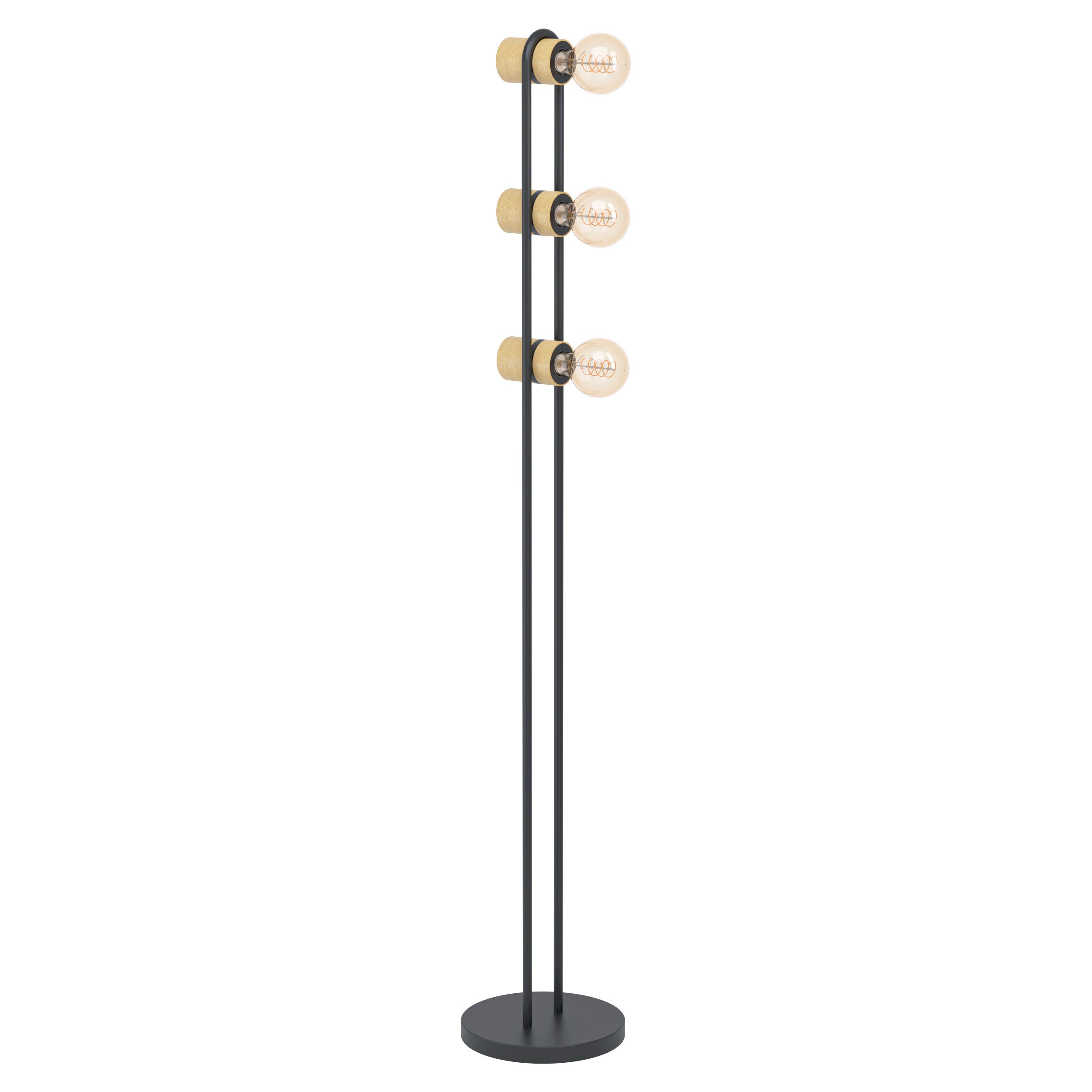 Eglo 43544 "CHIEVELEY" 140,5 Cm Yüksekliğinde Çelik Köşe Lambası Lambader