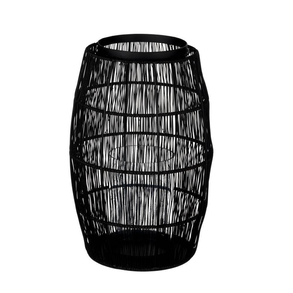 Eglo 422234 "ILIGAN" 30,5 Cm Yüksekliğinde Siyah Dekoratif Mumluk