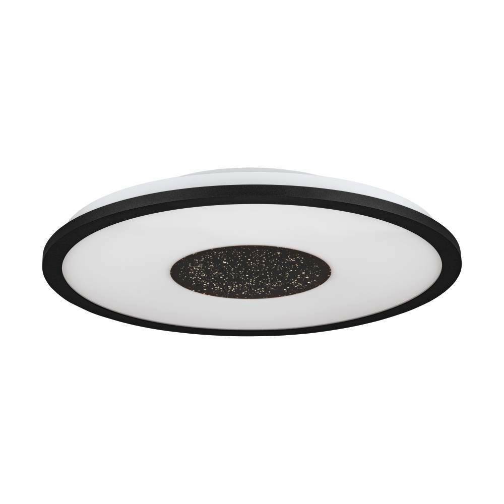 Eglo 900558 "MARMORATA" 45 Cm Çapında Alüminyum, Çelik Siyah, Beyaz Led Panel