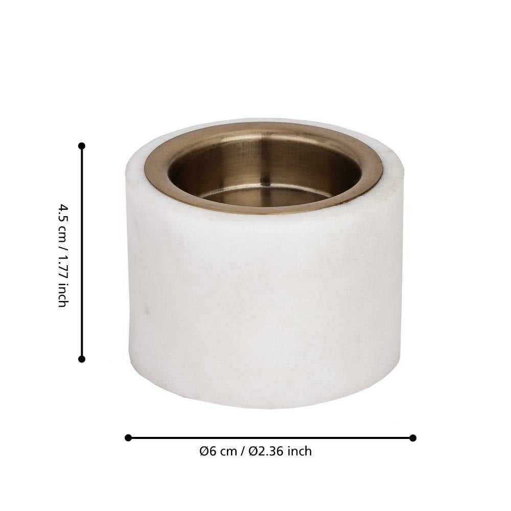 Eglo 422033 "ROUYIN" 4,5 Cm Yüksekliğinde Dekoratif Mermer Şamdan