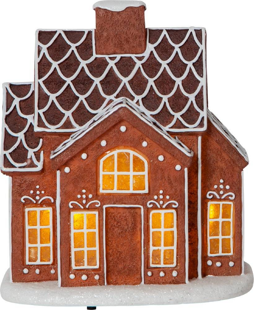 Eglo 411476 "GINGERVILLE" Ledli Kahverengi Ev 16Cm Yüksekliğinde 14Cm Uzunluğunda