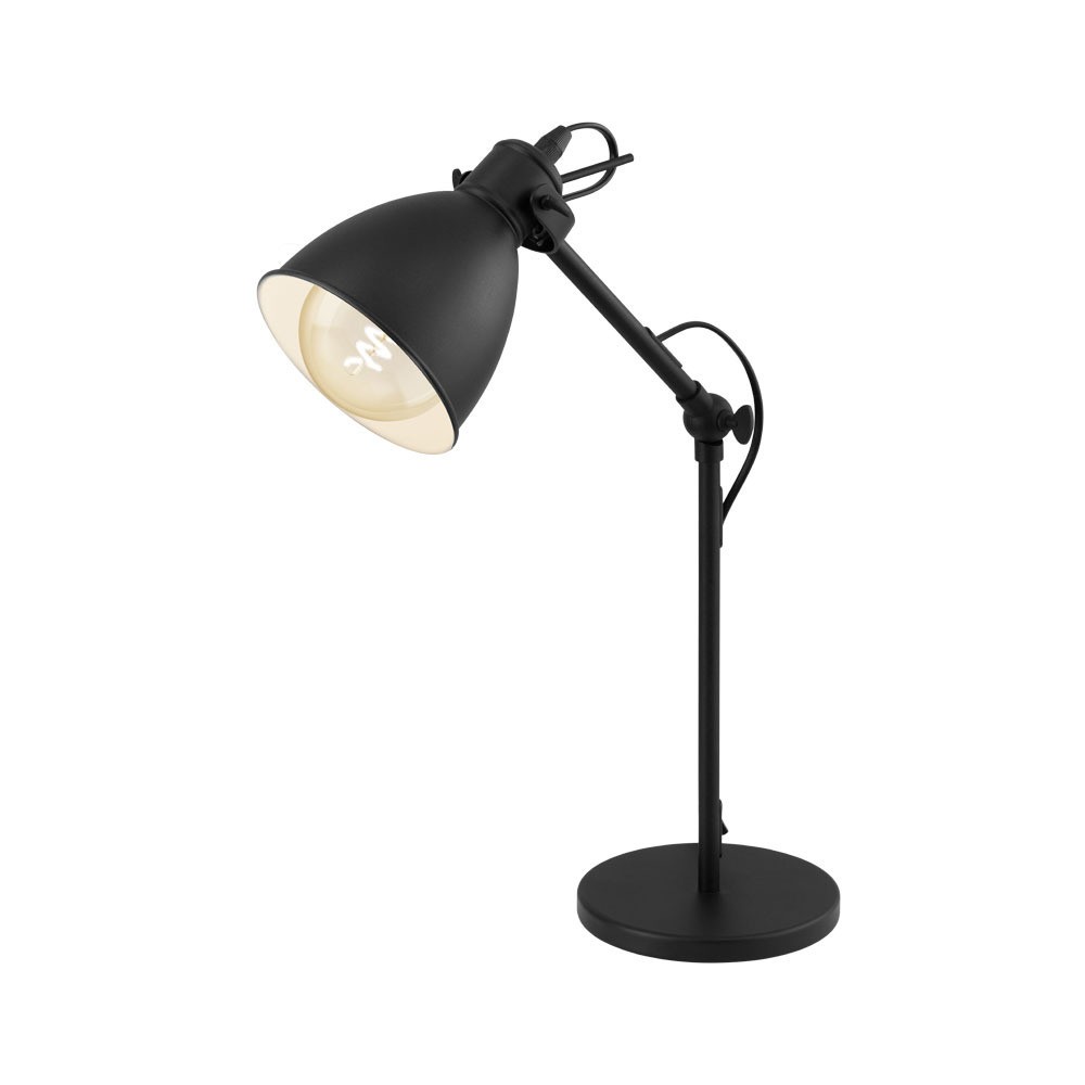 Eglo 49469 "PRIDDY" 42,5 Cm Yüksekliğinde Çelik Masa Lambası