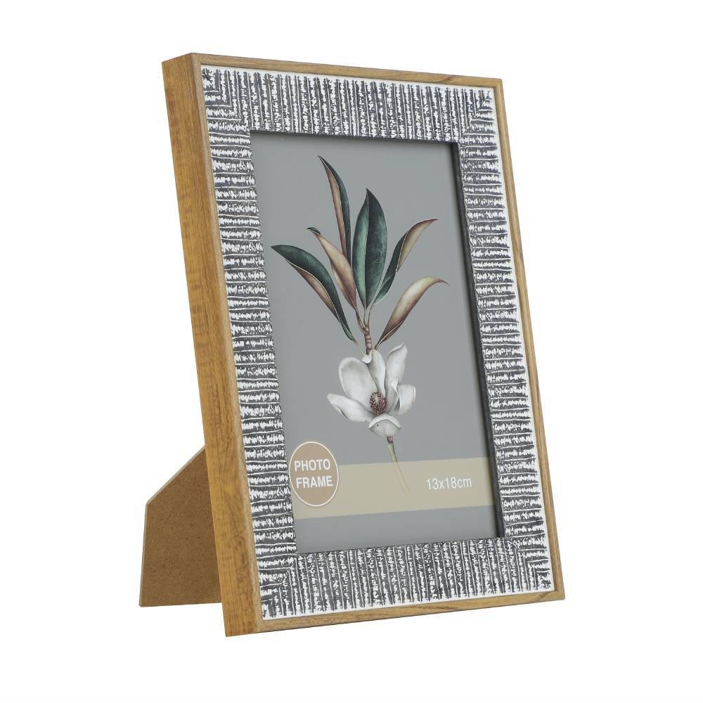 Eglo 423098 "CHENOR" 22,5 Cm Yüksekliğinde 17,5 Cm Uzunluğunda Plastik, Cam Mavi Resim Çerçevesi