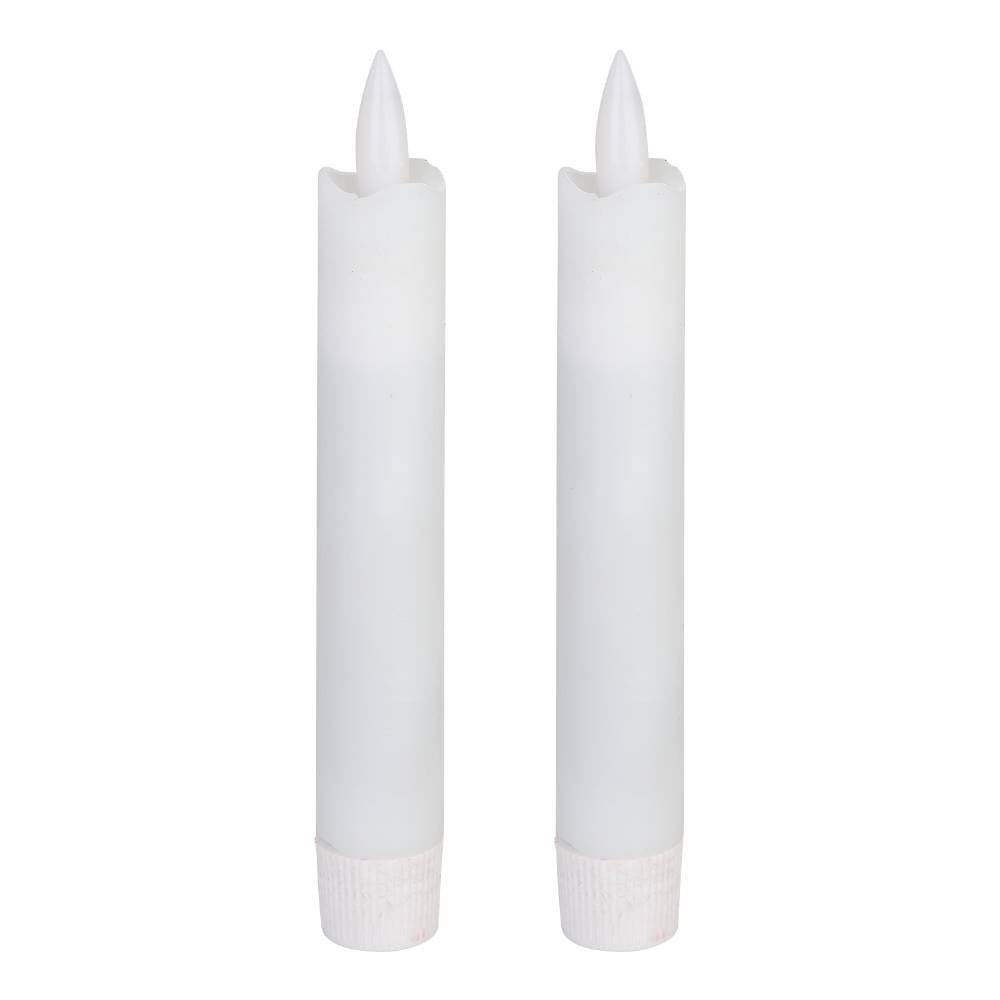 Eglo 422218 "ANTANABE" 15 Cm Yüksekliğinde Led Balmumu Plastik Beyaz 2'Li Set