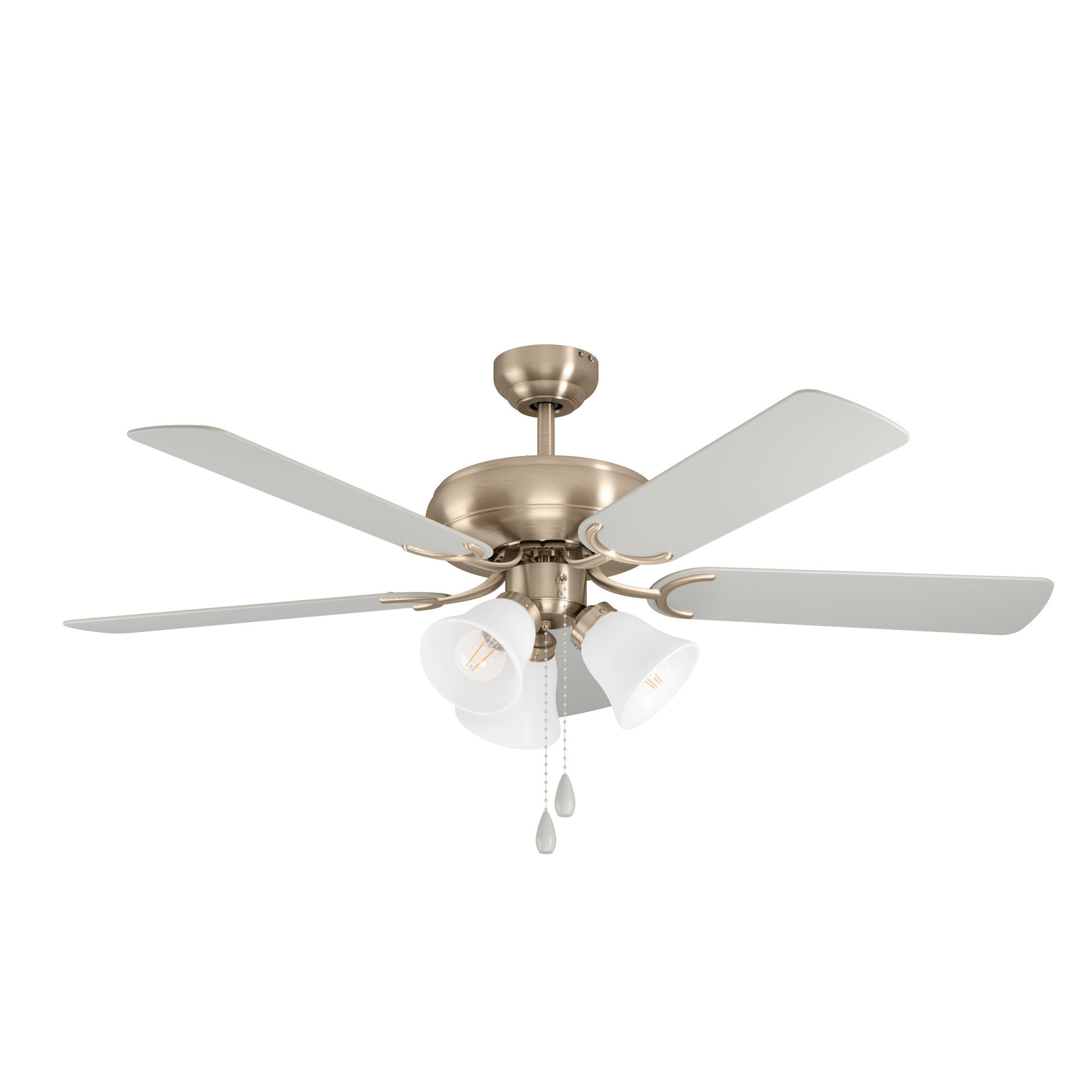 Eglo 35077 "LAS PALMAS" 132 Cm Çapında Çelik Tavan Vantilatörü Çekme İpli Ac Motor