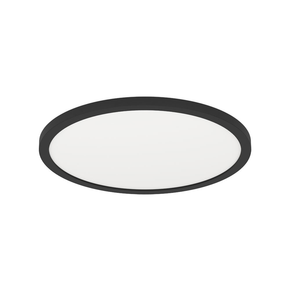 Eglo 900091 İç Mekan " Rovıto-Z " Siyah Renk Plastik, Alüminyum Led Tavan Lambası Ip20 Max: 14,6W  Çap: 29,5 Cm
