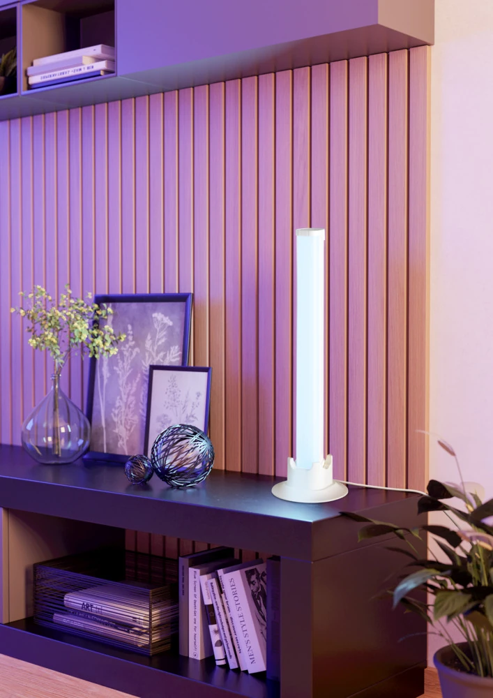 Eglo 75957 "GAMER LIGHT" 32.5 Cm Yüksekliğinde Beyaz Plastik Masa Lambası