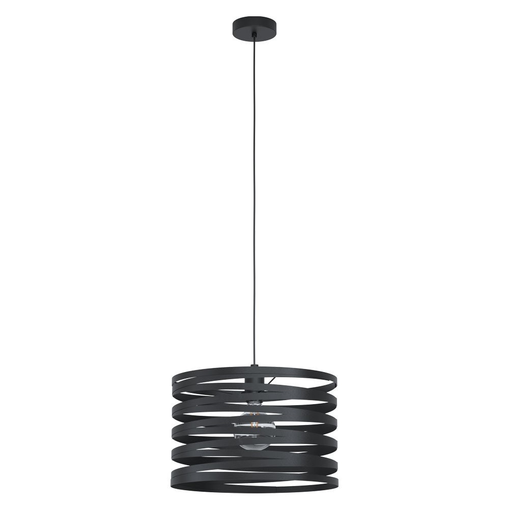 Eglo 99345 "CREMELLA" 37 Cm Çapında Çelik Siyah Sarkıt Avize
