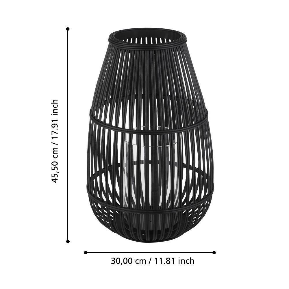 Eglo 422083 "BUNAWAN" 45,5 Cm Yüksekliğinde Ahşap Dekoratif Mumluk