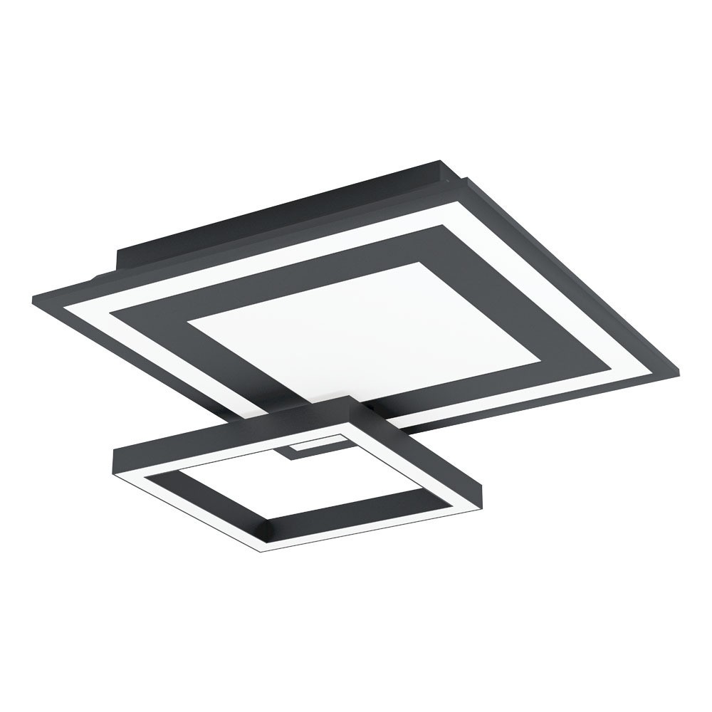 Eglo 900025 "SAVATARILA-Z" 45 Cm Uzunluğunda Çelik Siyah Tavan Armatürü RGB
