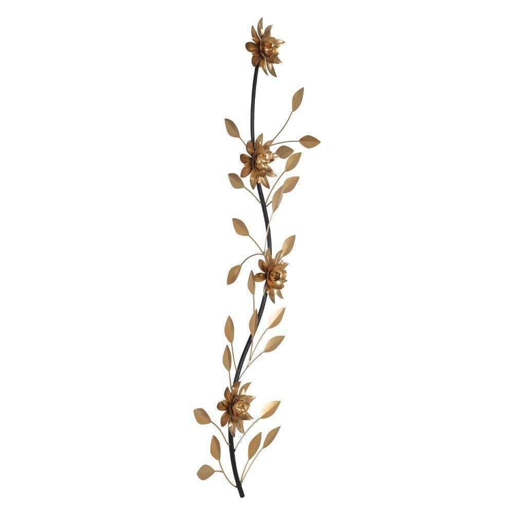 Eglo 426014 "CHIKUMA" 98,5Cm Yüksekliğinde Pirinç Siyah Metal Duvar Dekorasyonu