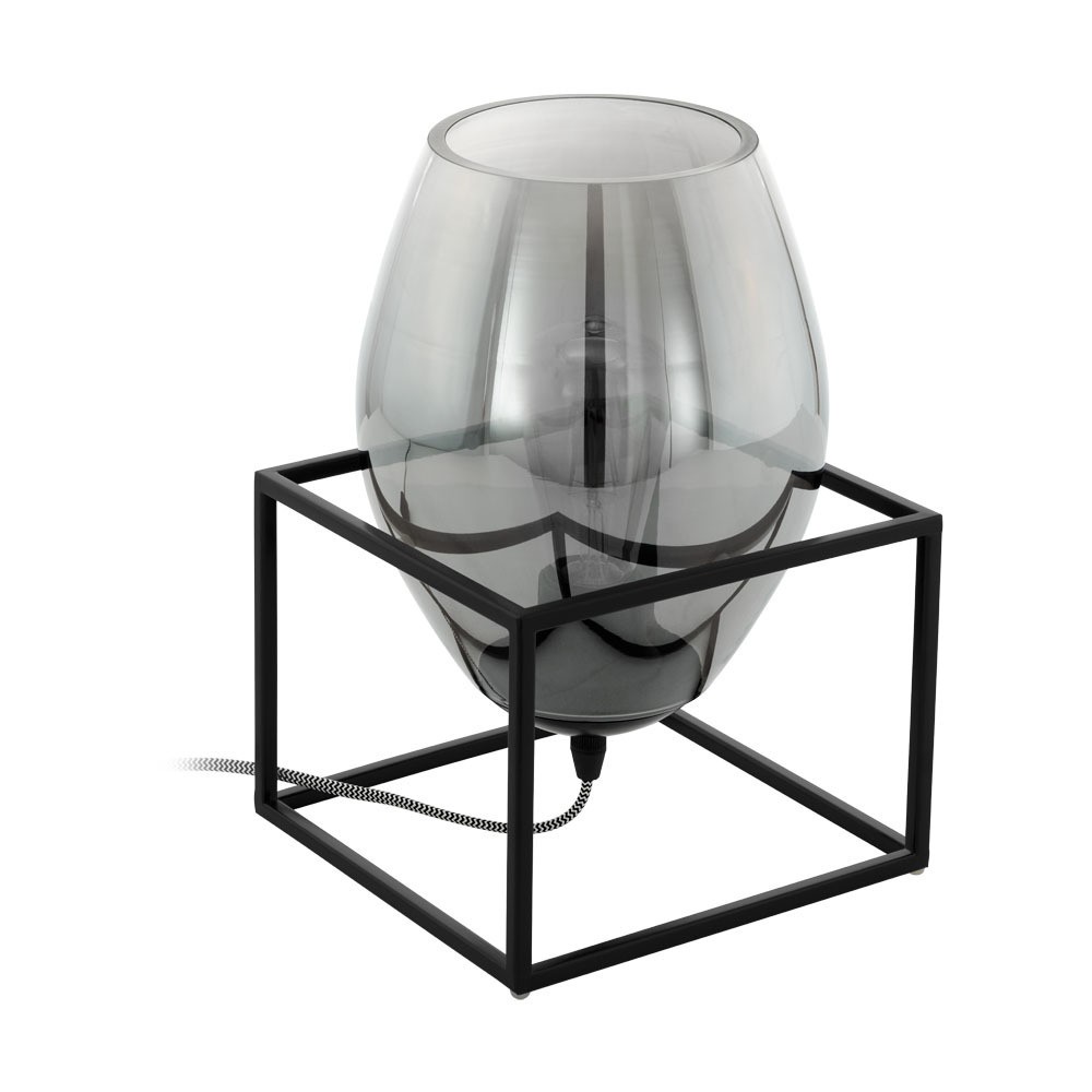 Eglo 97209 "OLIVAL 1" 30,5 Cm Yüksekliğinde Çelik Masa Lambası