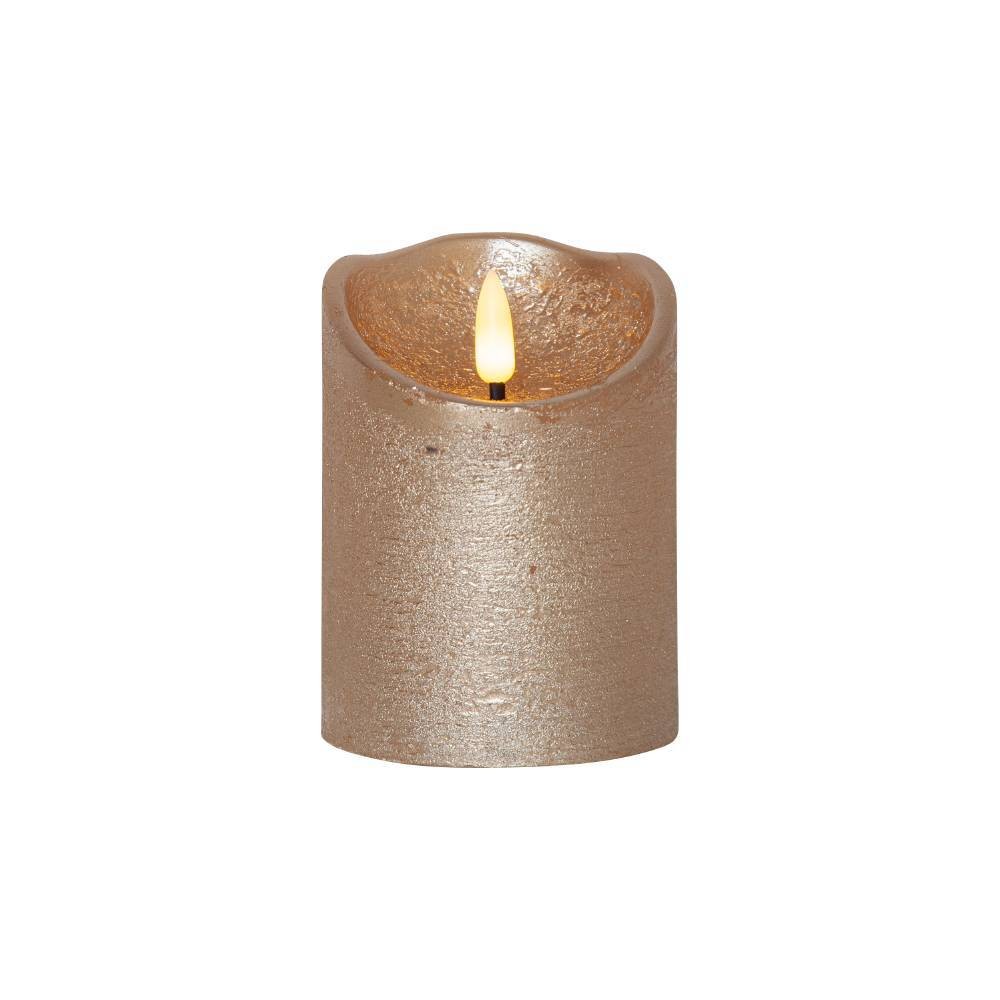 Eglo 411498 "FLAMME RUSTIC" Led Mum Gold 10Cm Yüksekliğinde 7,5Cm Çapında
