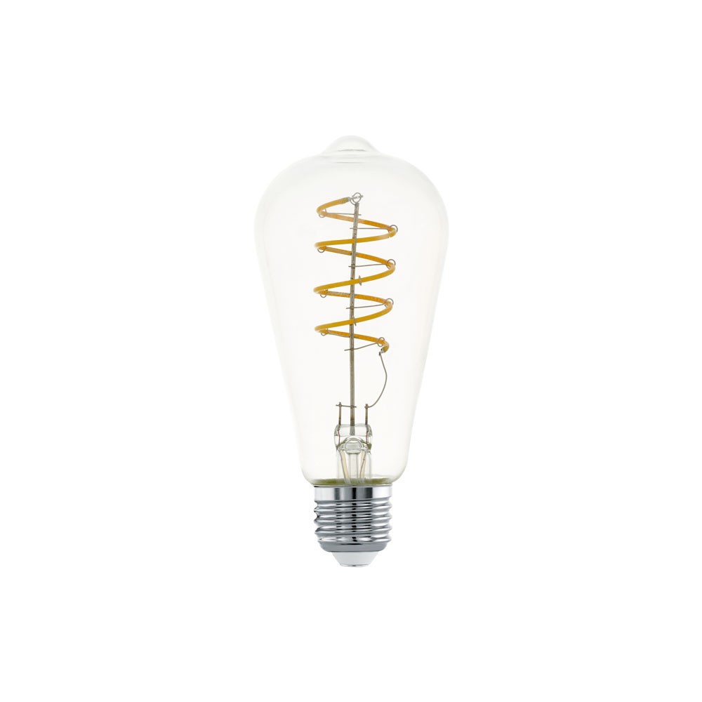 Eglo 12692 E27-Led-St64 Ampul 1X4W Şeffaf 2700K 400 Lümen