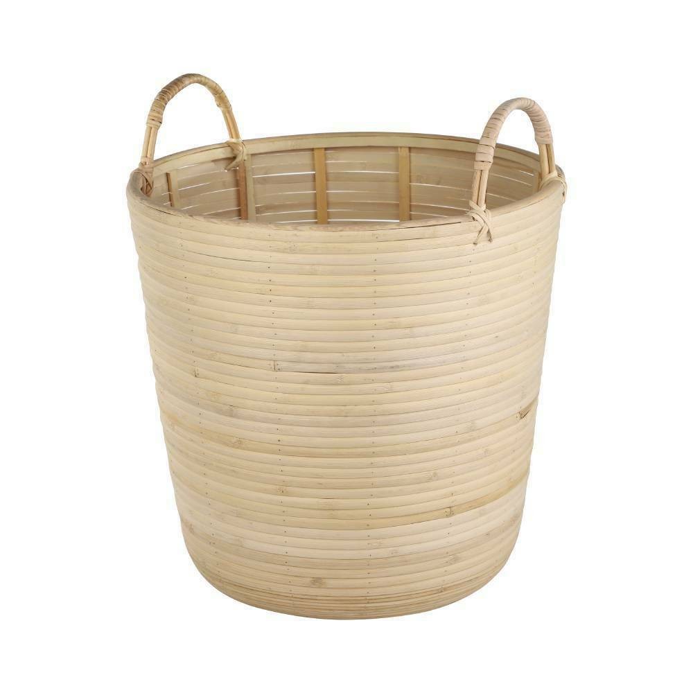Eglo 426513 "NARAHA" 41 Cm Yüksekliğinde Doğal Ahşap Sepet