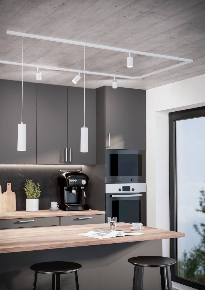 Eglo 901666 "EASYT PENDANT" Beyaz Ray Spot Sarkıt GU10 Duylu