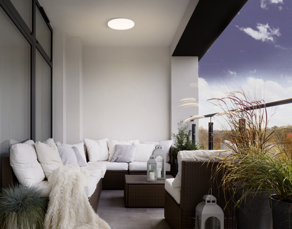 Eglo 901535 "CASTAGNETO" 31 Cm Çapında Beyaz Plastik Led Panel Ip54