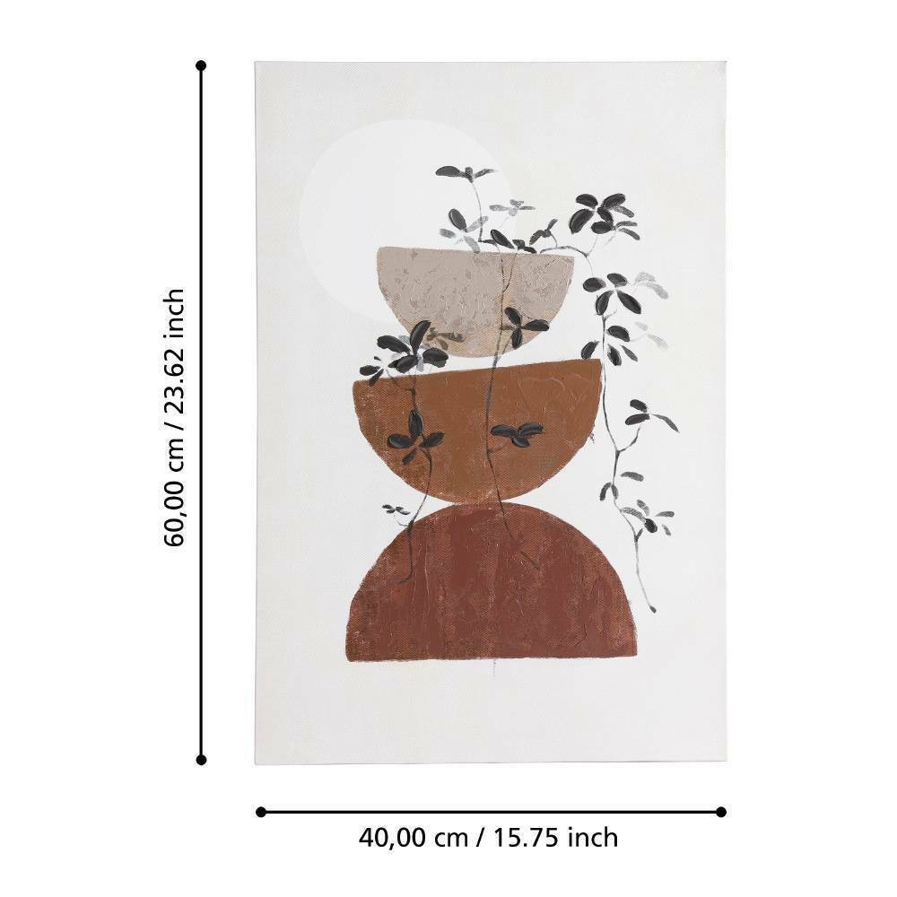Eglo 423109 "JERANTUT" 60 Cm Yüksekliğinde 40 Cm Uzunluğunda Dekoratif Duvar Tablo Resim