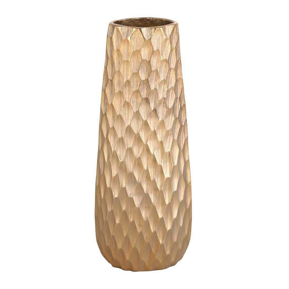Eglo 421055 "NILGAUT" 31 Cm Yüksekliğinde Fırçalanmış Pirinç Metal Vazo