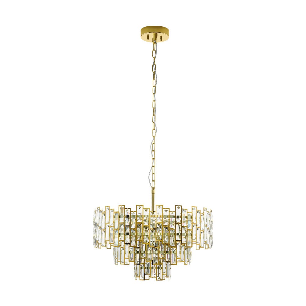 Eglo 39613 "CALMEILLES" 63 Cm Çapında Çelik Pirinç Sarkıt Avize
