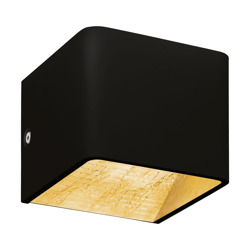 Eglo 64549 "SANIA 3 PRO" Alüminyum Siyah, Gold Duvar Aplik