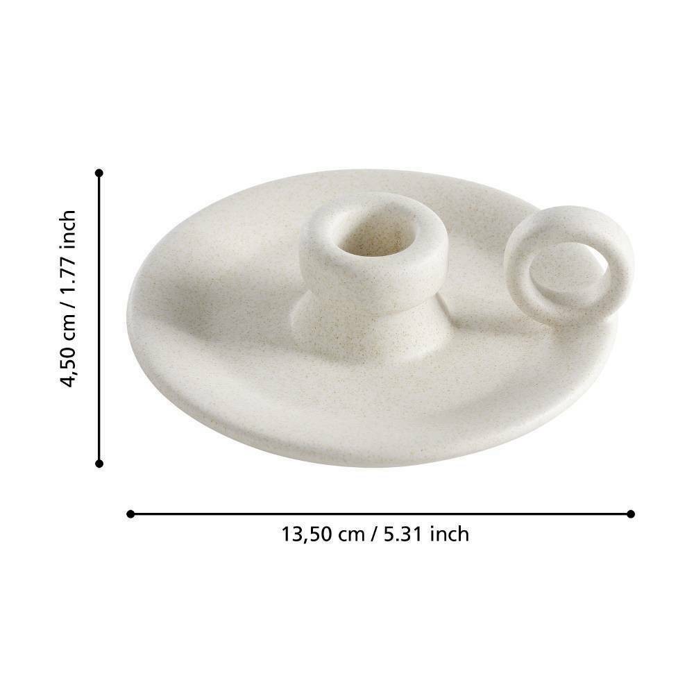 Eglo 422123 "BETSIAKA" 4,5 Cm Yüksekliğinde Dekoratif Seramik Şamdan