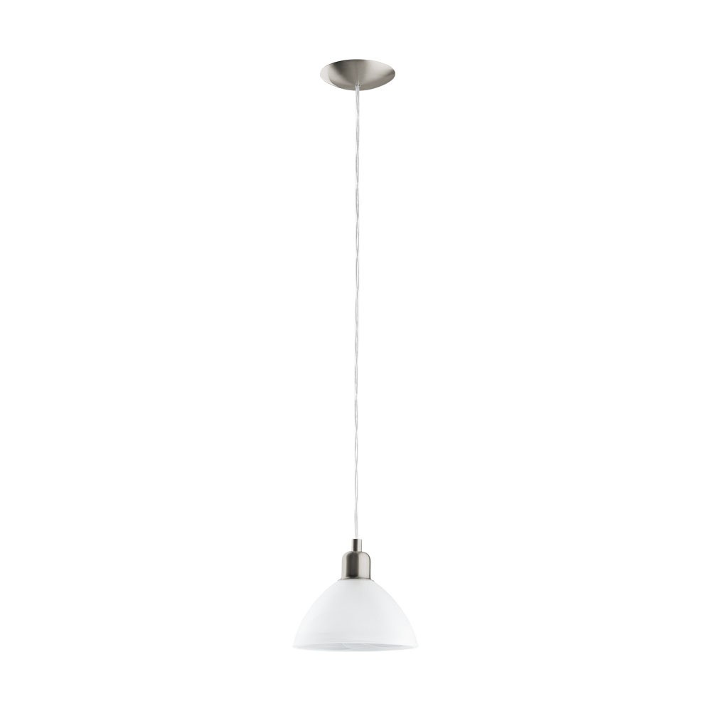 Eglo 87054 "BRENDA" 110 Cm Yüksekliğinde Çelik Nikel Mat Sarkıt Avize