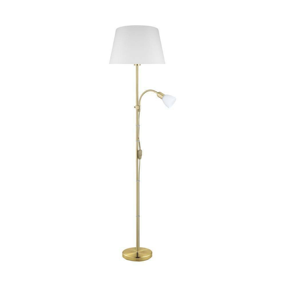 Eglo 31177 İç Mekan " Almacen " Pirinç Mat Renk Dökme Çelik Köşe Lambası Ip20 E27;E14-Illu Max: 1X60W;1X25W  Çap: 38 Cm