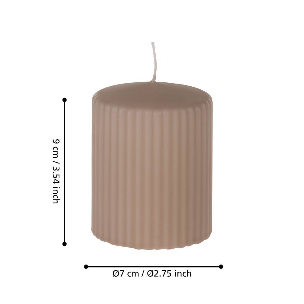 Eglo 422542 "GLENBARR" 9 Cm Yüksekliğinde 7 Cm Çapında Mum 4'Lü Set