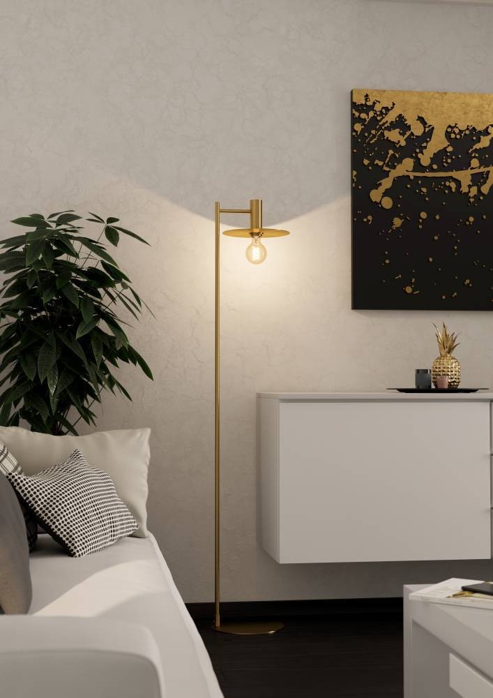 Eglo 900735 "ESCANDELL" 156 Cm Yüksekliğinde Çelik Köşe Lambası Lambader